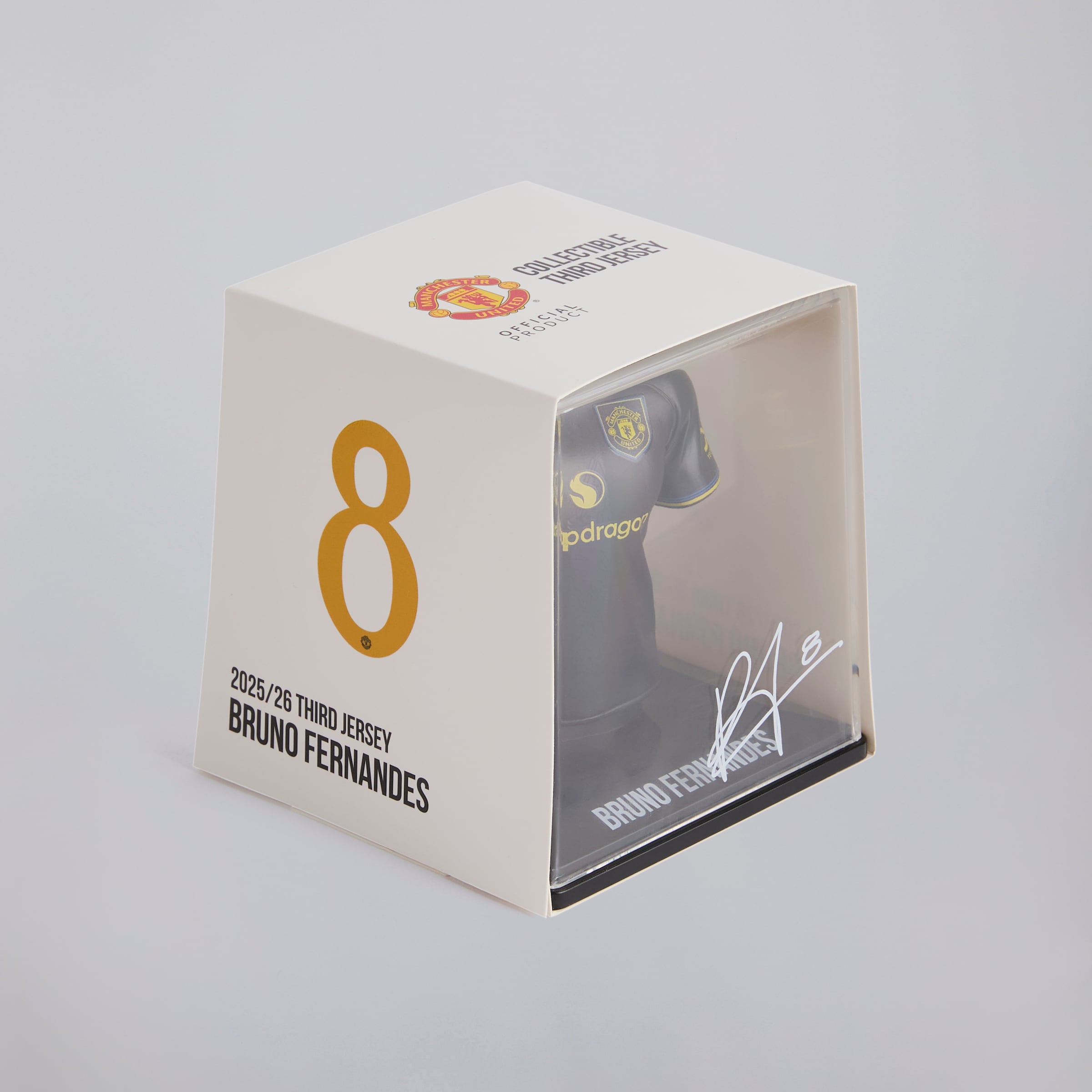 Manchester United Fernandes Third Jersey 25/26 Collectible - Black Black Detail [3-4]