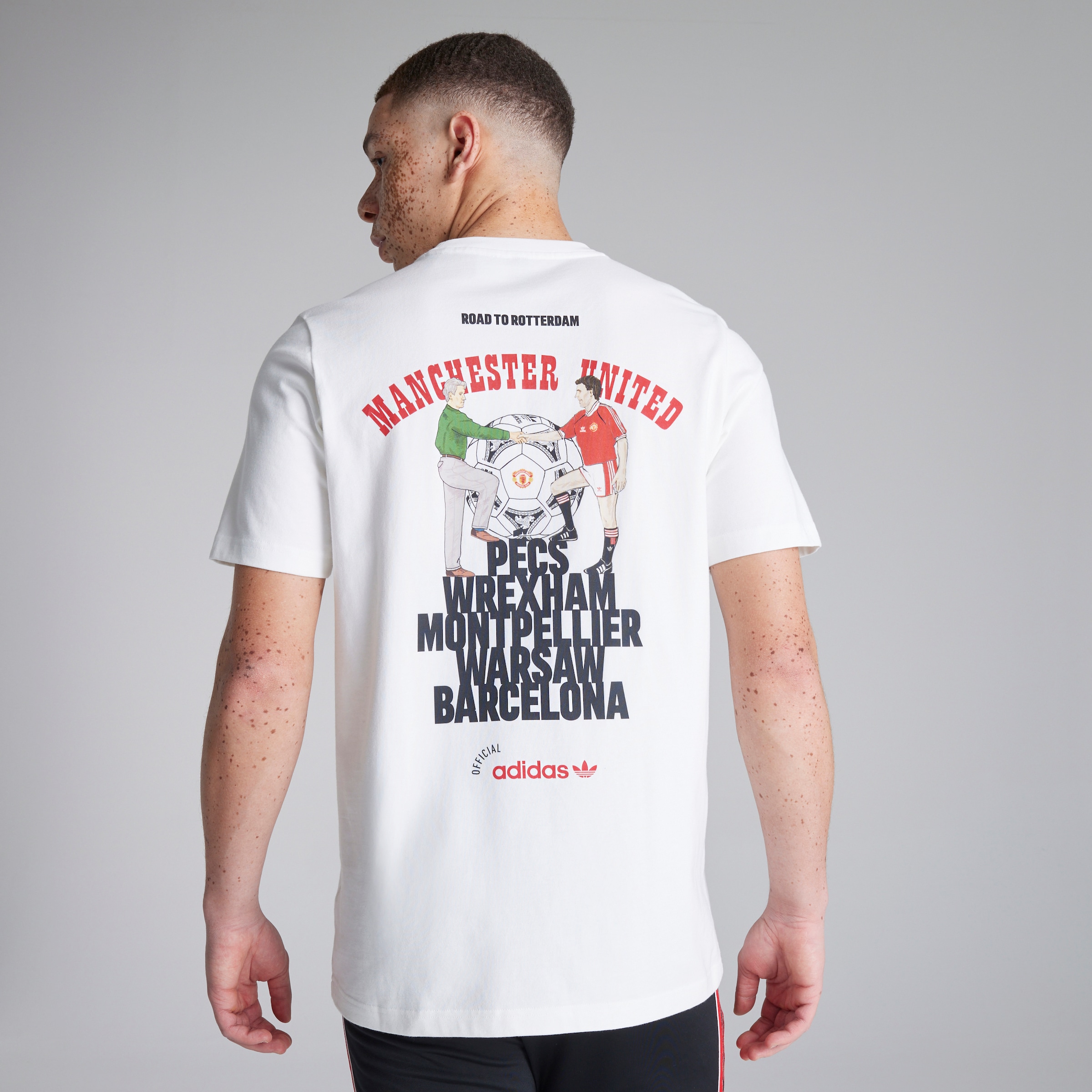 Manchester United x adidas Bring Back 1991 T-Shirt White White Detail [2-7]