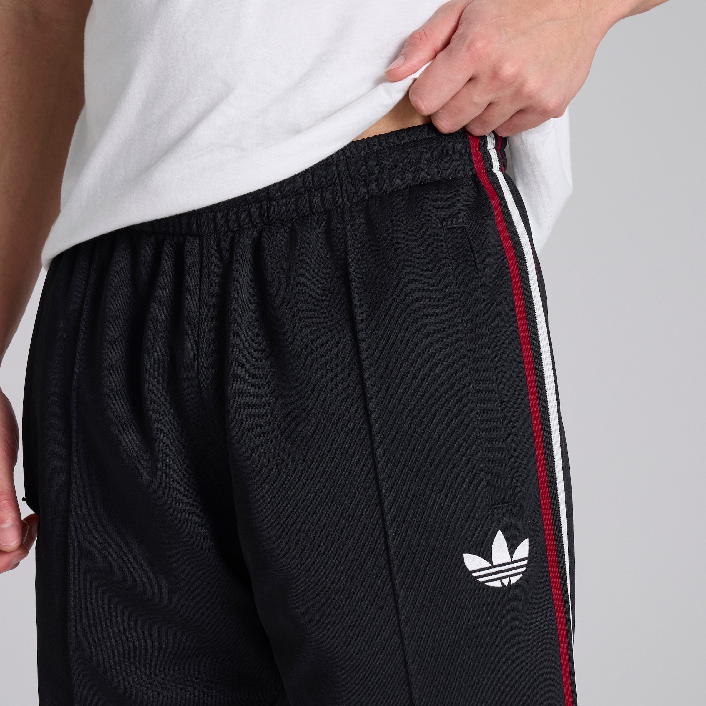 Manchester United x adidas Originals Track Pants Black Detail [5-6]
