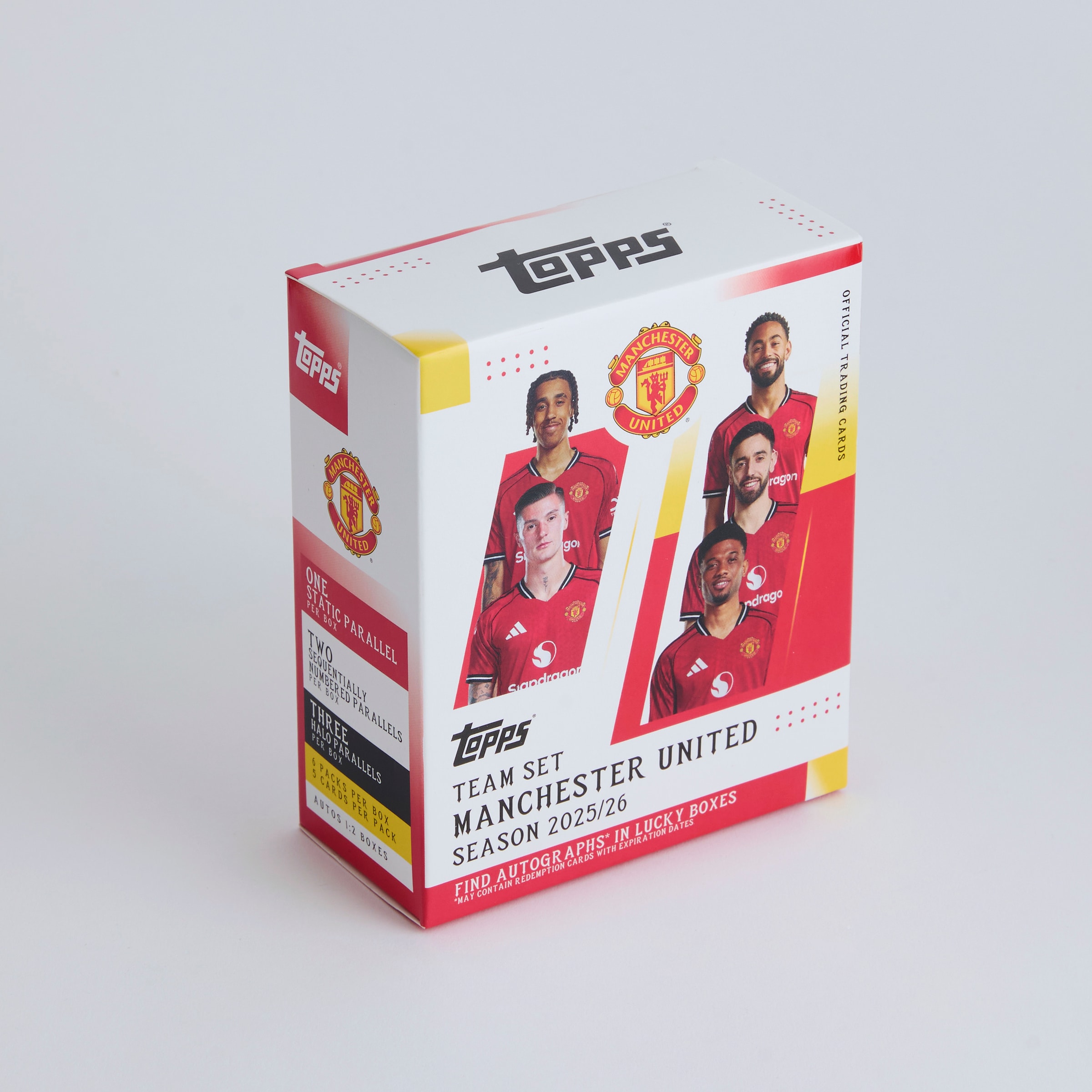 Manchester United Topps Team Set Trading Cards 2025/26 Noir Détail [2-4]