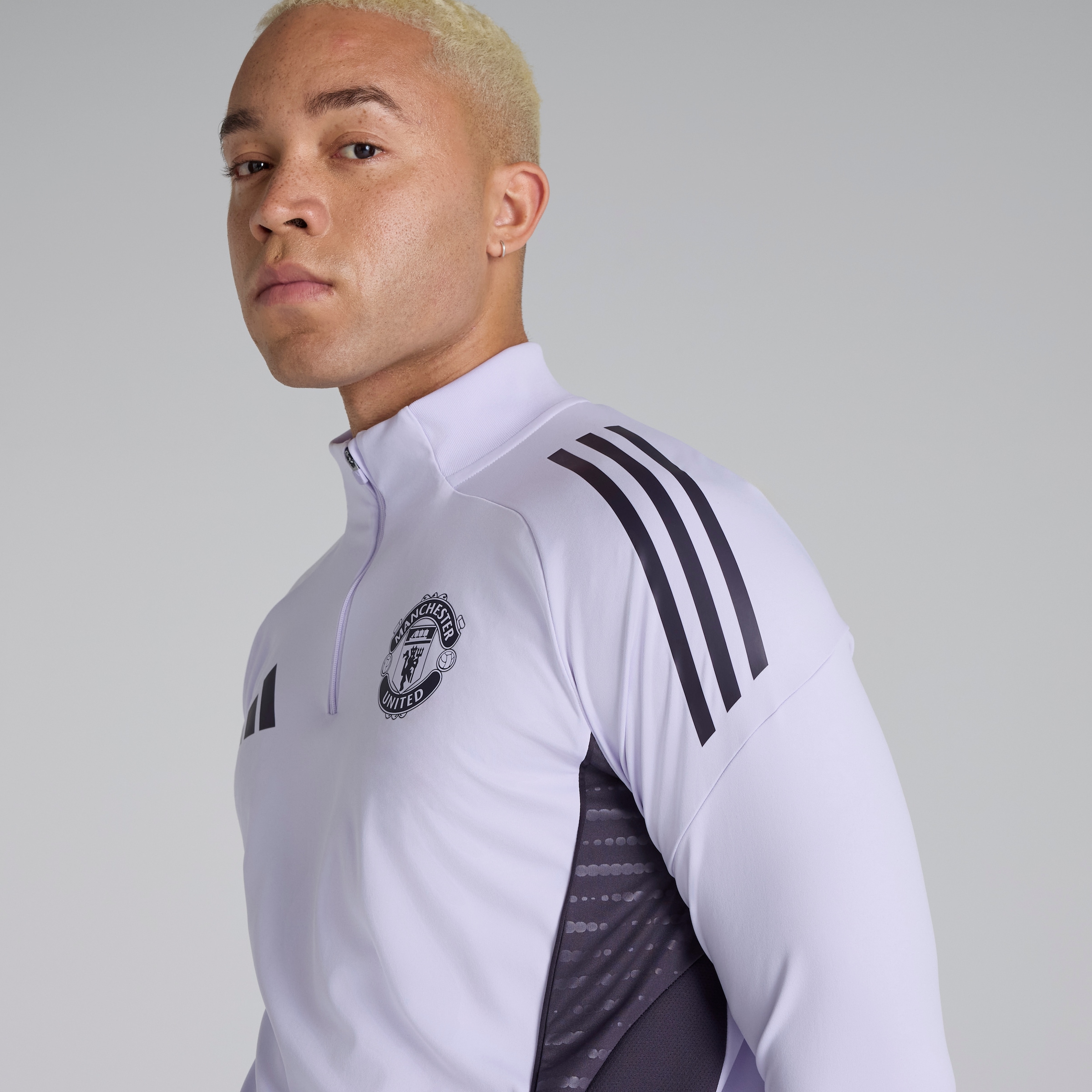 Manchester United Tiro 25 Competition Training Top Purple Detail [4-6]