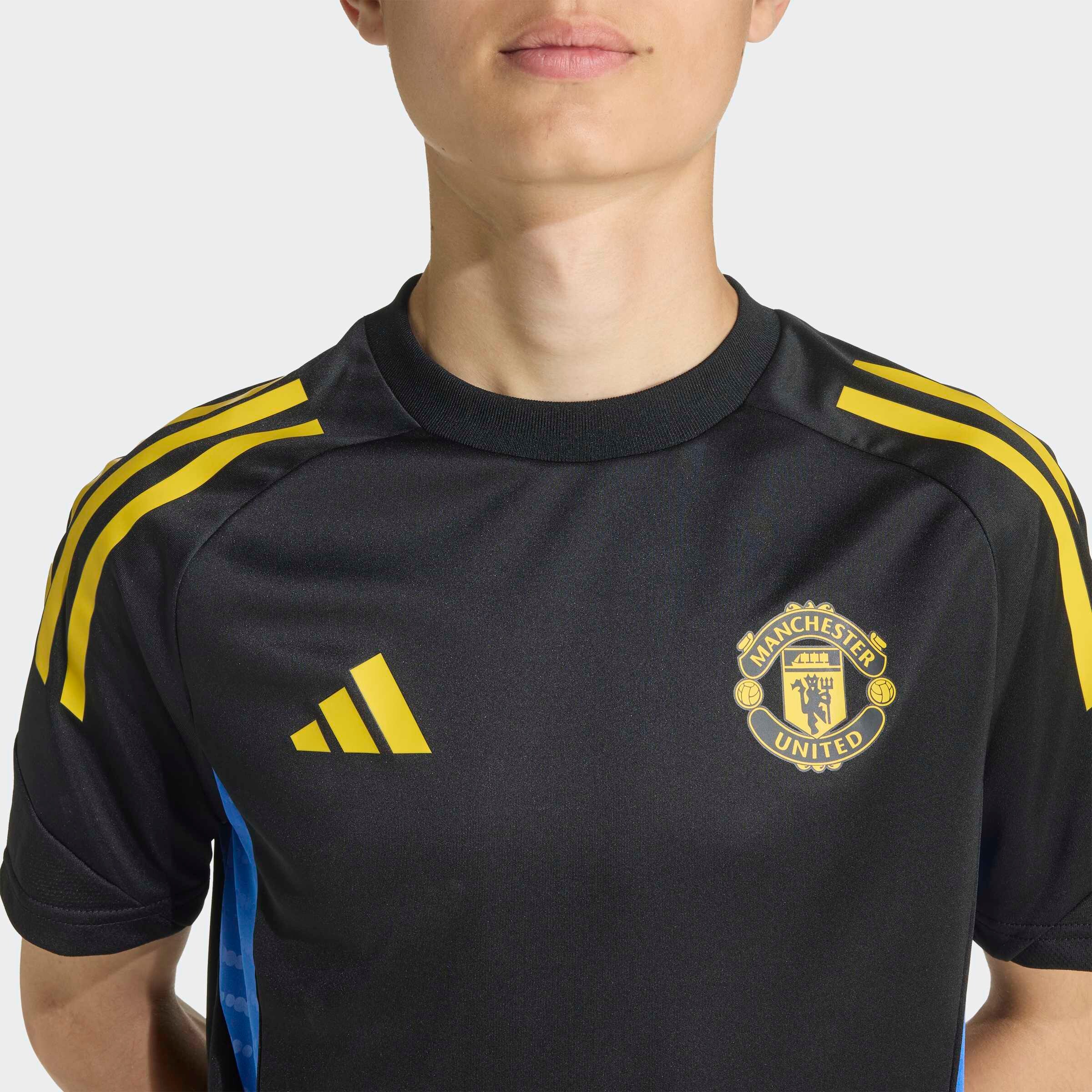 Manchester United Tiro 25 Competition Training Jersey Kids Black Detail [4-7]