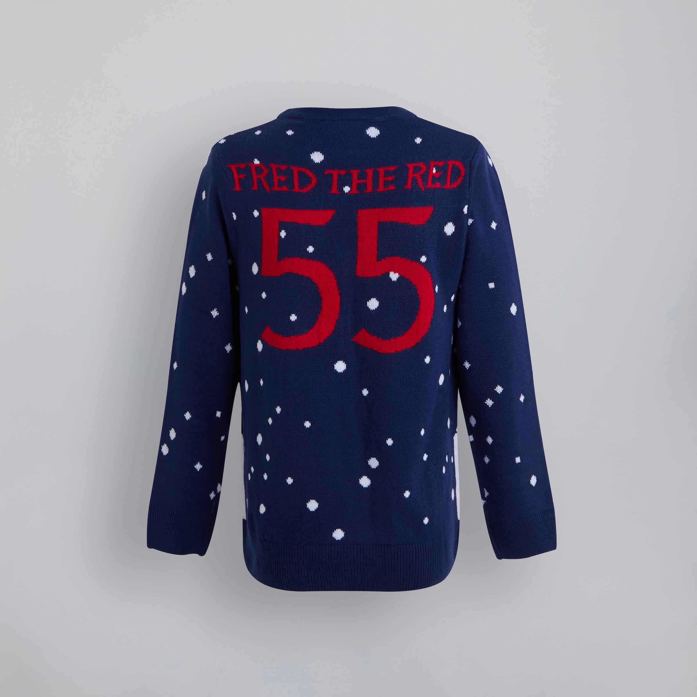 Manchester United Kids Fred Christmas Jumper Navy Navy blue Detail [2-2]