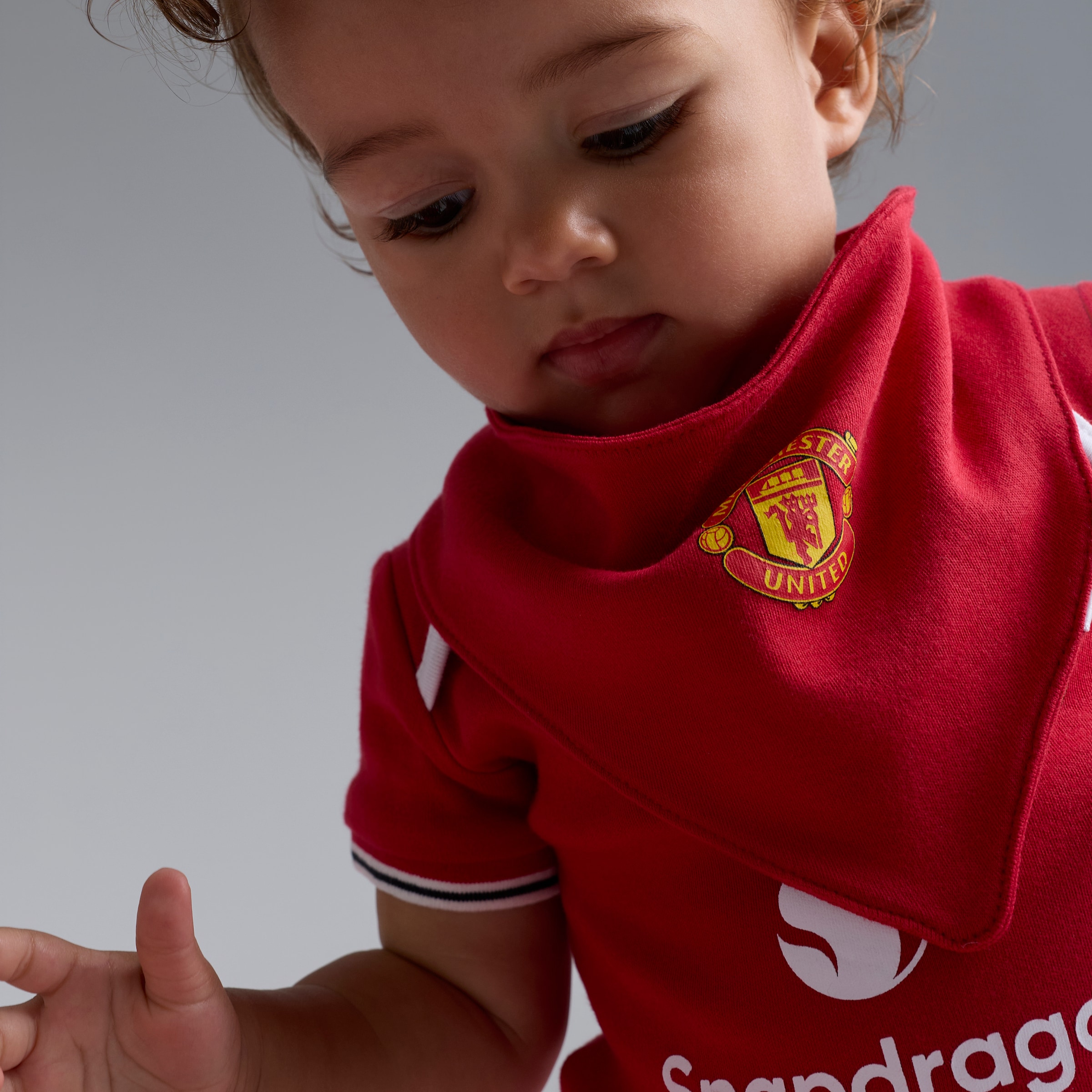 Manchester United Baby 26/27 Home Gift Set Red Red Detail [5-8]