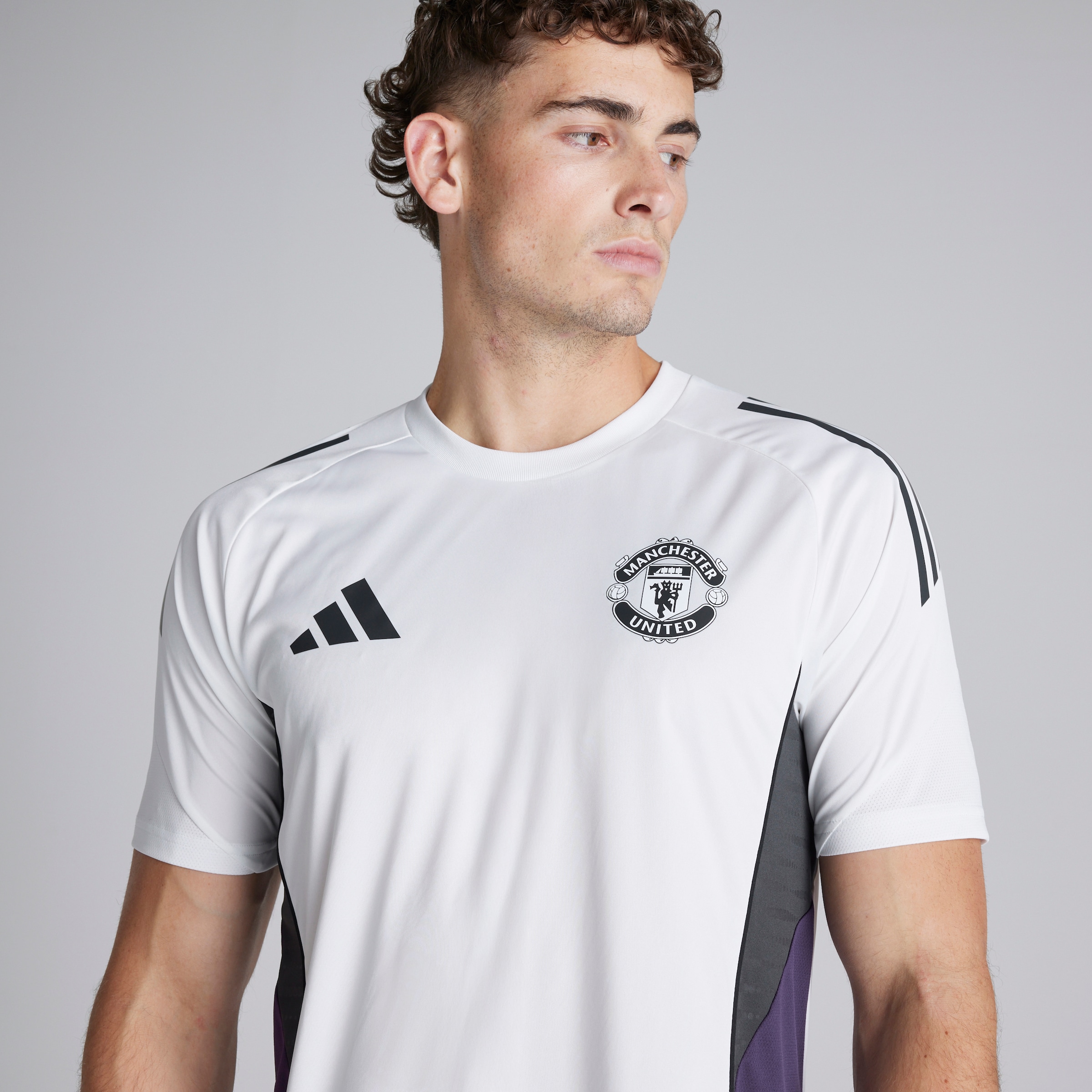 Manchester United Tiro 25 Competition Training Jersey Blanc Détail [5-6]