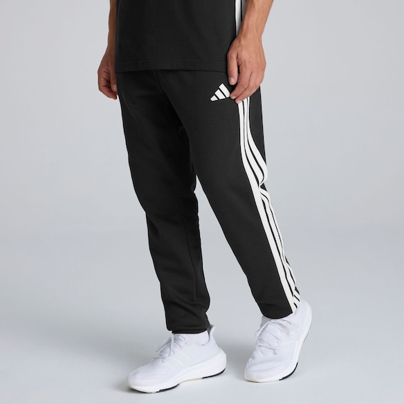 Manchester United x adidas Essentials 3-Stripes Fleece Joggers Black Black