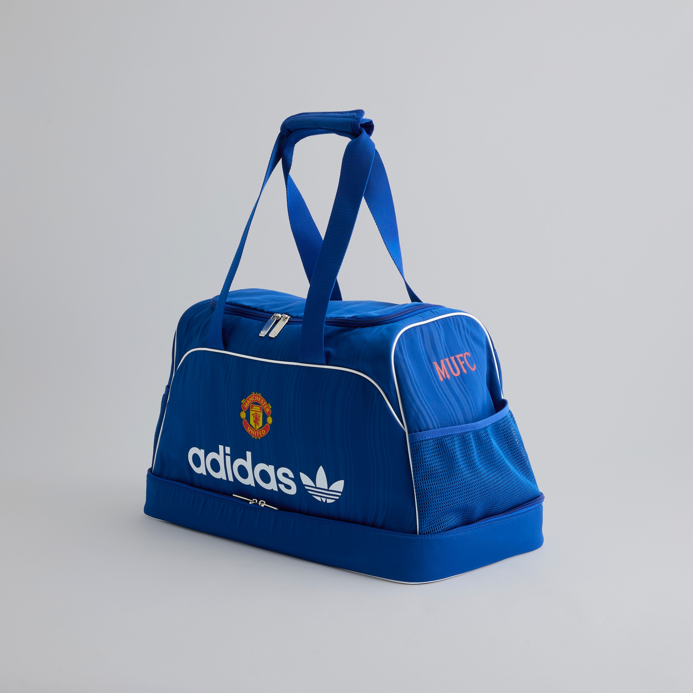 Manchester United x adidas Away Football Bag Blue Bleu Détail [2-6]