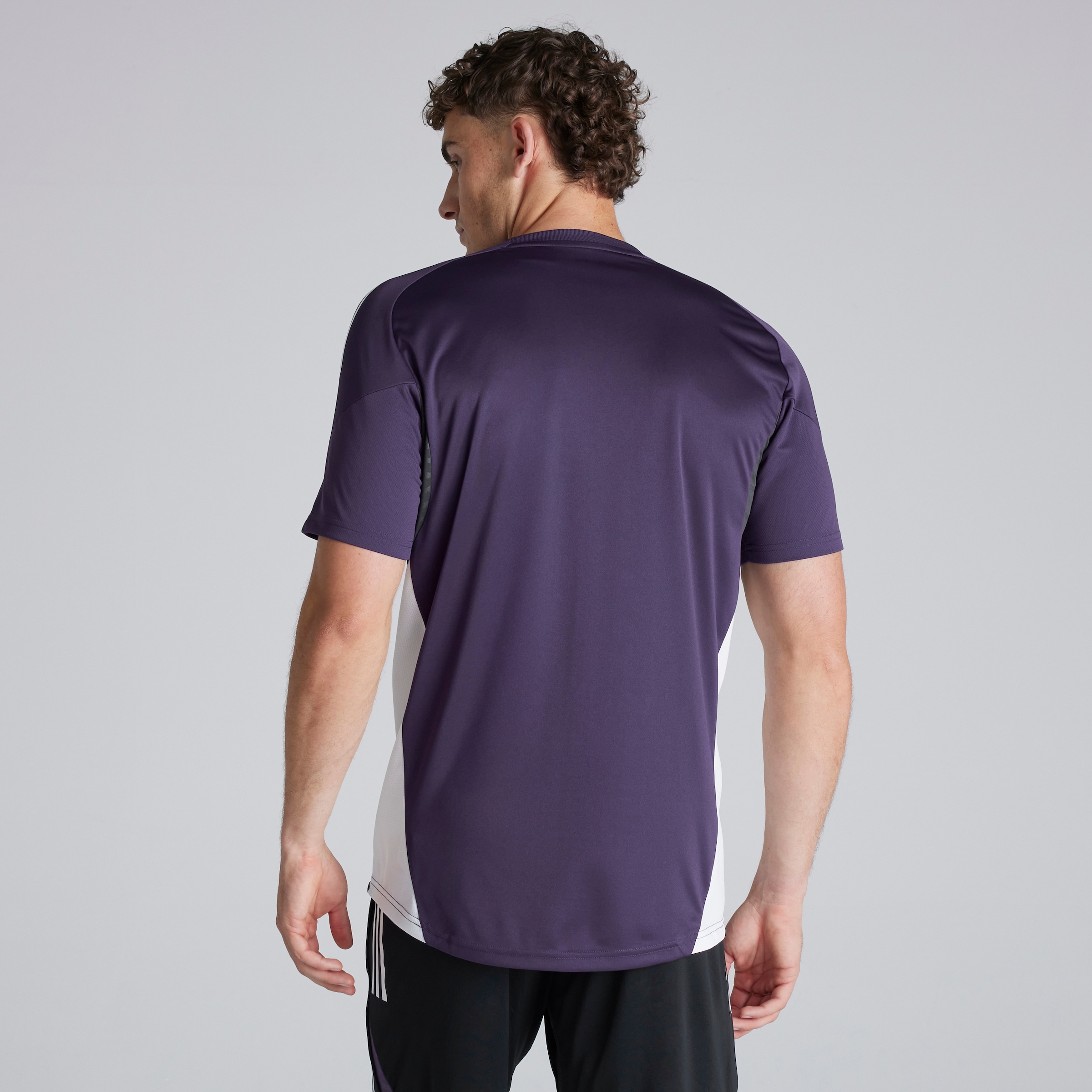 Manchester United Tiro 25 Competition Training Jersey Violet Détail [2-5]