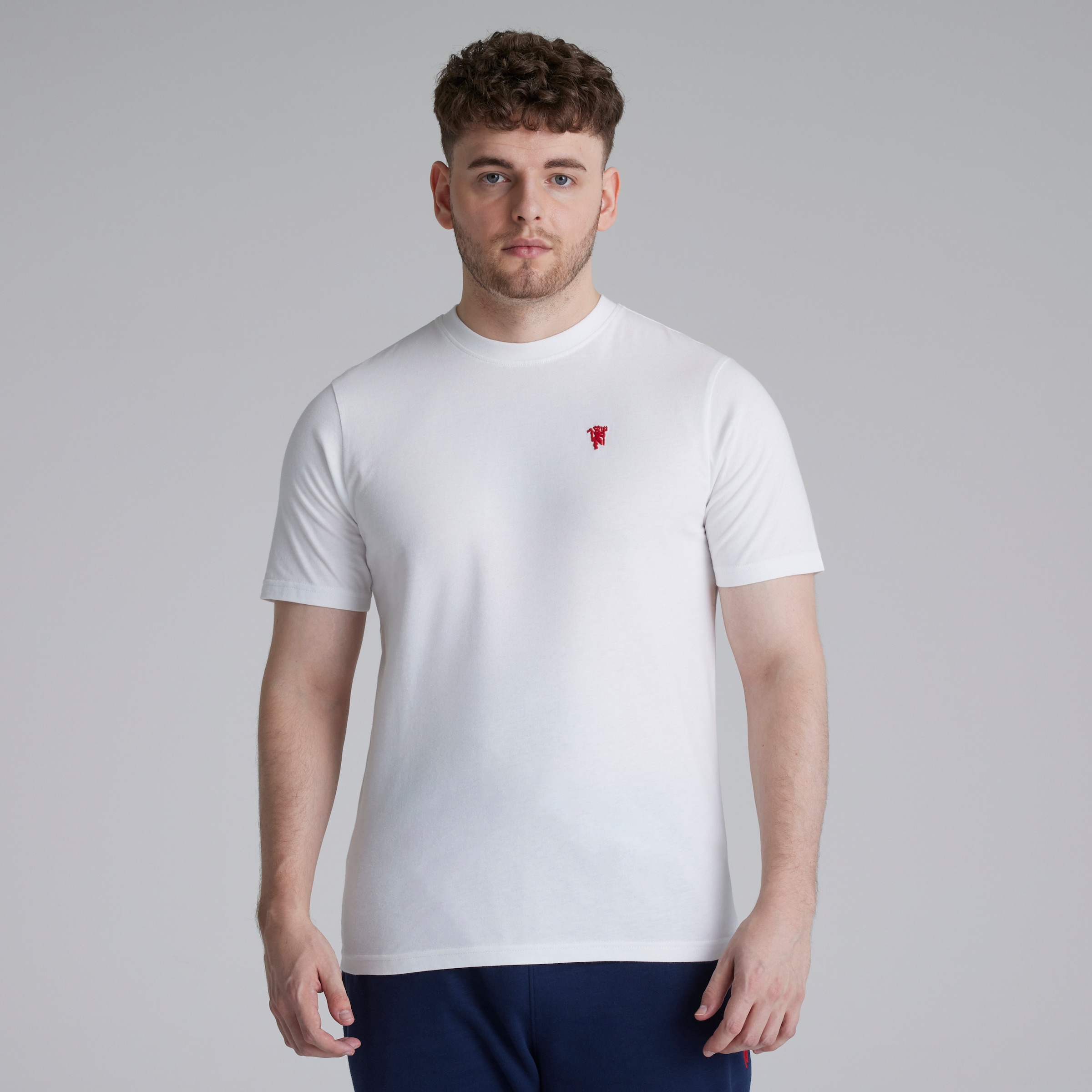 Manchester United Devil Essentials T-Shirt White White