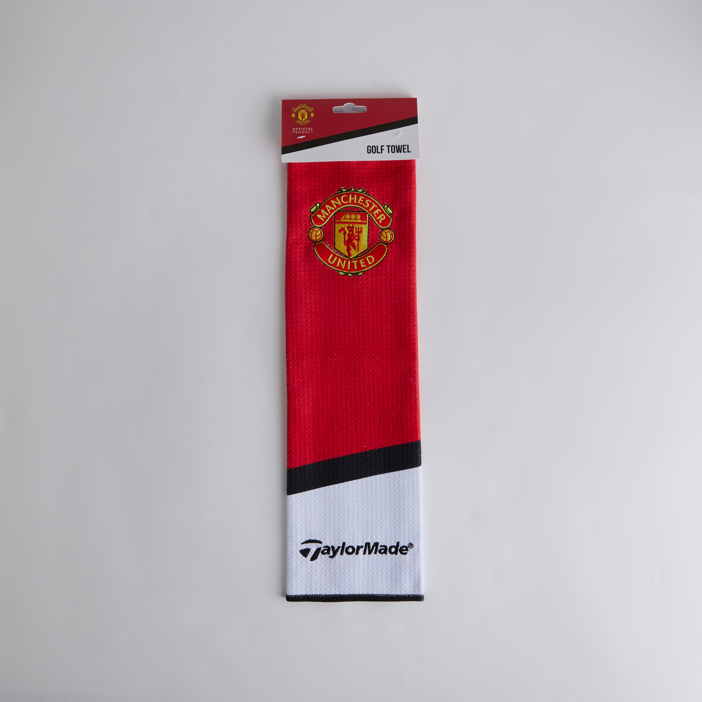 Manchester United X TaylorMade Tri Fold Golf Towel Red