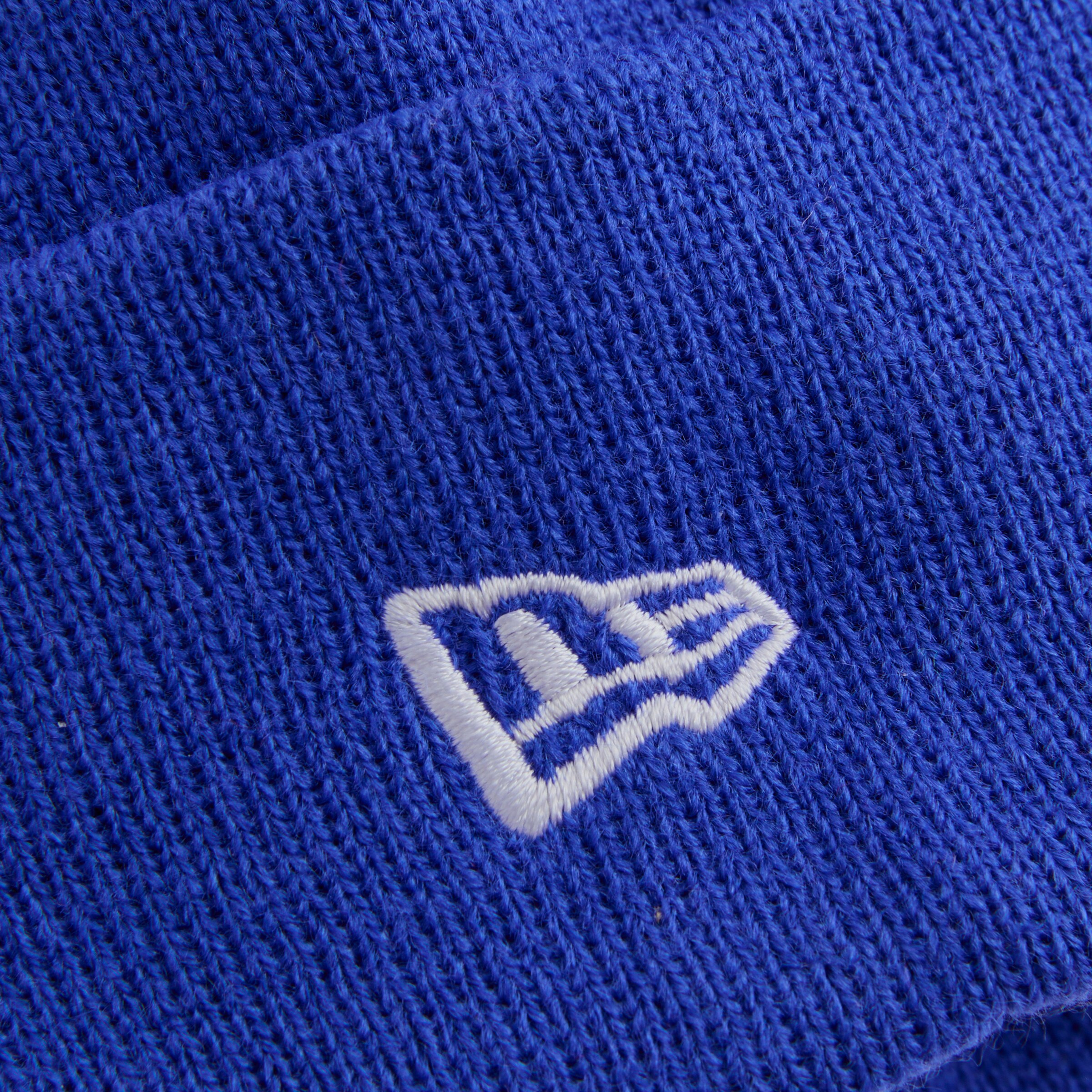 Manchester United x New Era Kids Devil Beanie Blue Blue Detail [4-4]