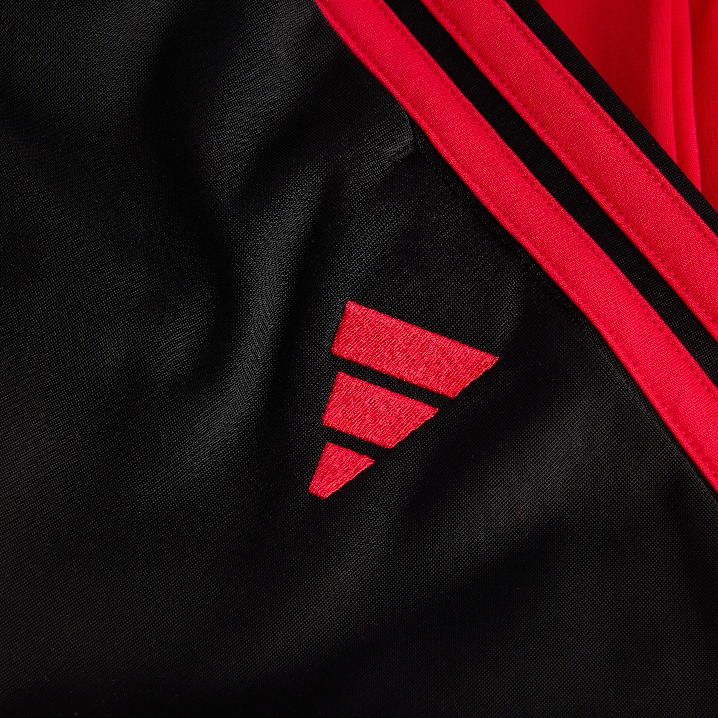 Manchester United x adidas Kids Essentials CLIMACOOL Tracksuit Red Red Detail [4-4]