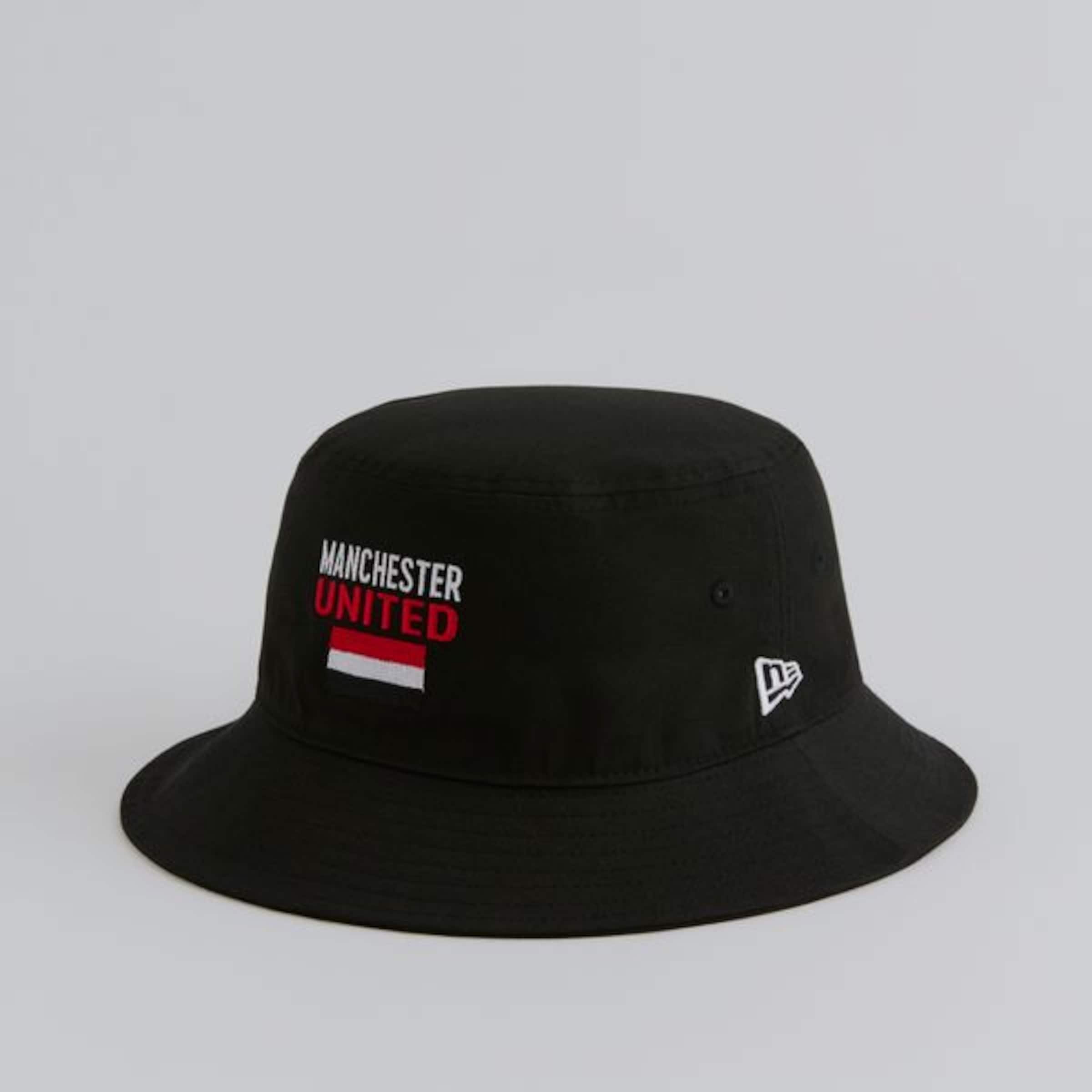 Manchester United x New Era Fan Flag Bucket Hat Black 검정색 세부 사항 [3-5]