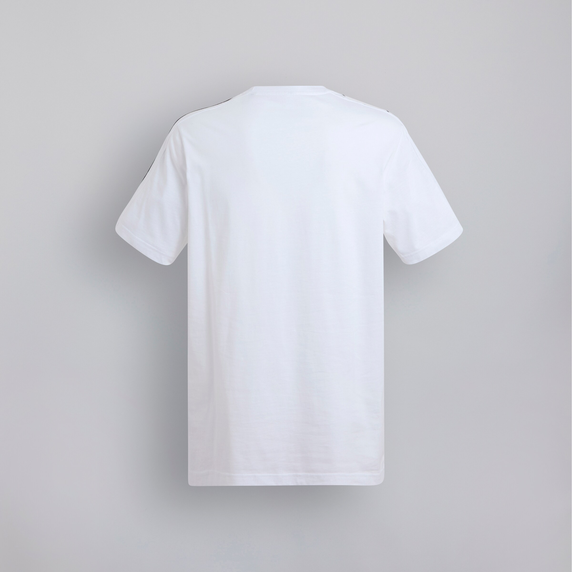 Manchester United x adidas Essentials Single Jersey 3-Stripes T-Shirt White White Detail [6-6]