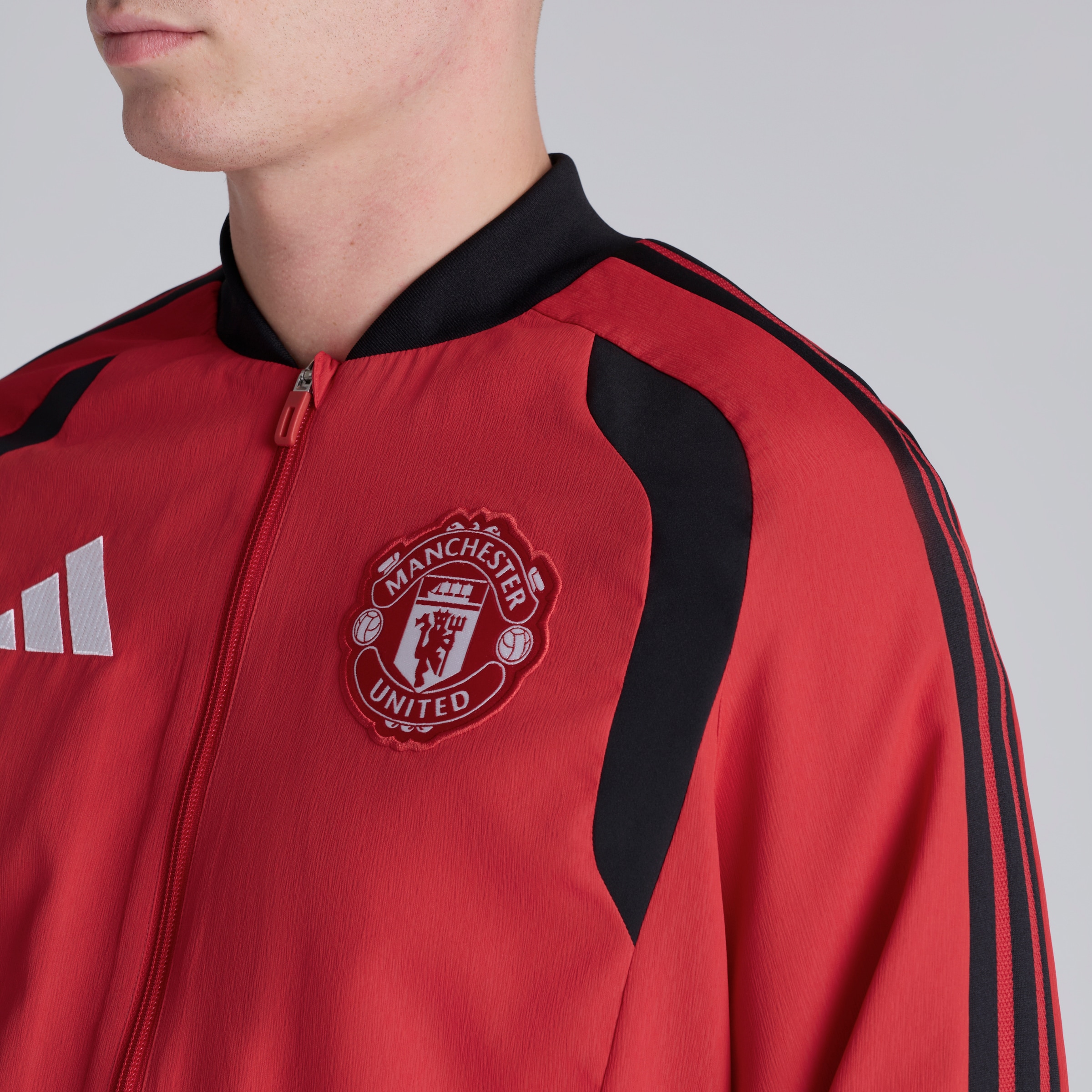 Manchester United 26/27 Training Tiro Presentation Jacket Red Red Detail [6-6]