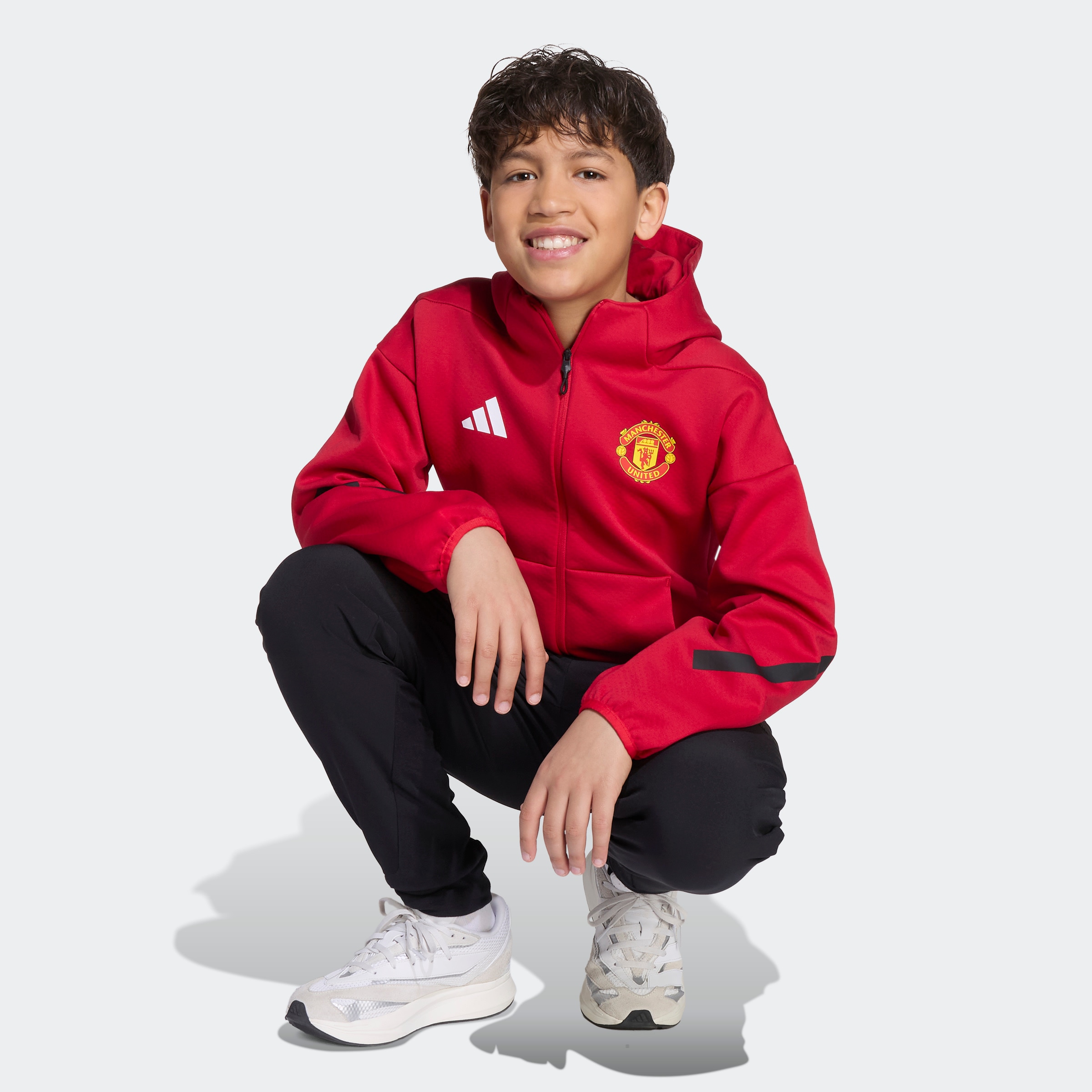 Buy Manchester United 25/26 Anthem Jacket Kids Red