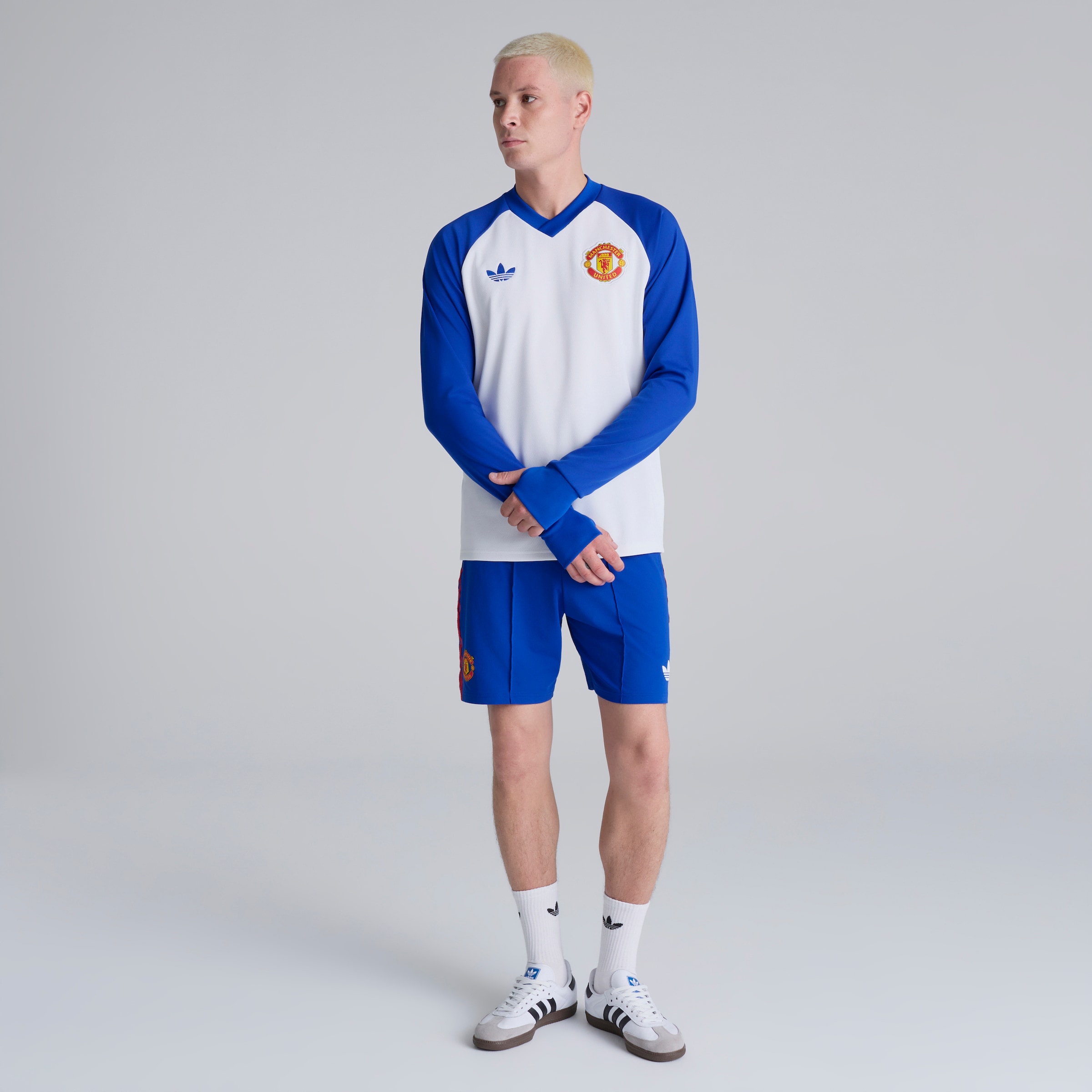Manchester United 26/27 Away Pre Match Warm Top Blanc Détail [6-6]