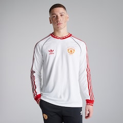 Manchester United x adidas Bring Back 1991 Away Long Sleeve Jersey White