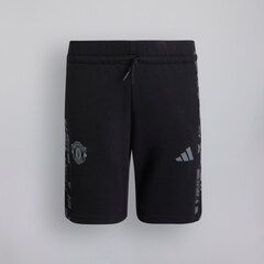 Manchester United x adidas Kids Essentials Camo Shorts Black