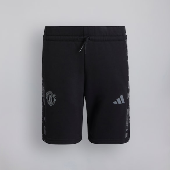 Manchester United x adidas Kids Essentials Camo Shorts Black Black