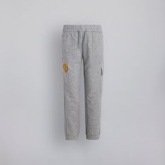 Manchester United x adidas Little Kids Essentials Cargo Joggers Grey Marl