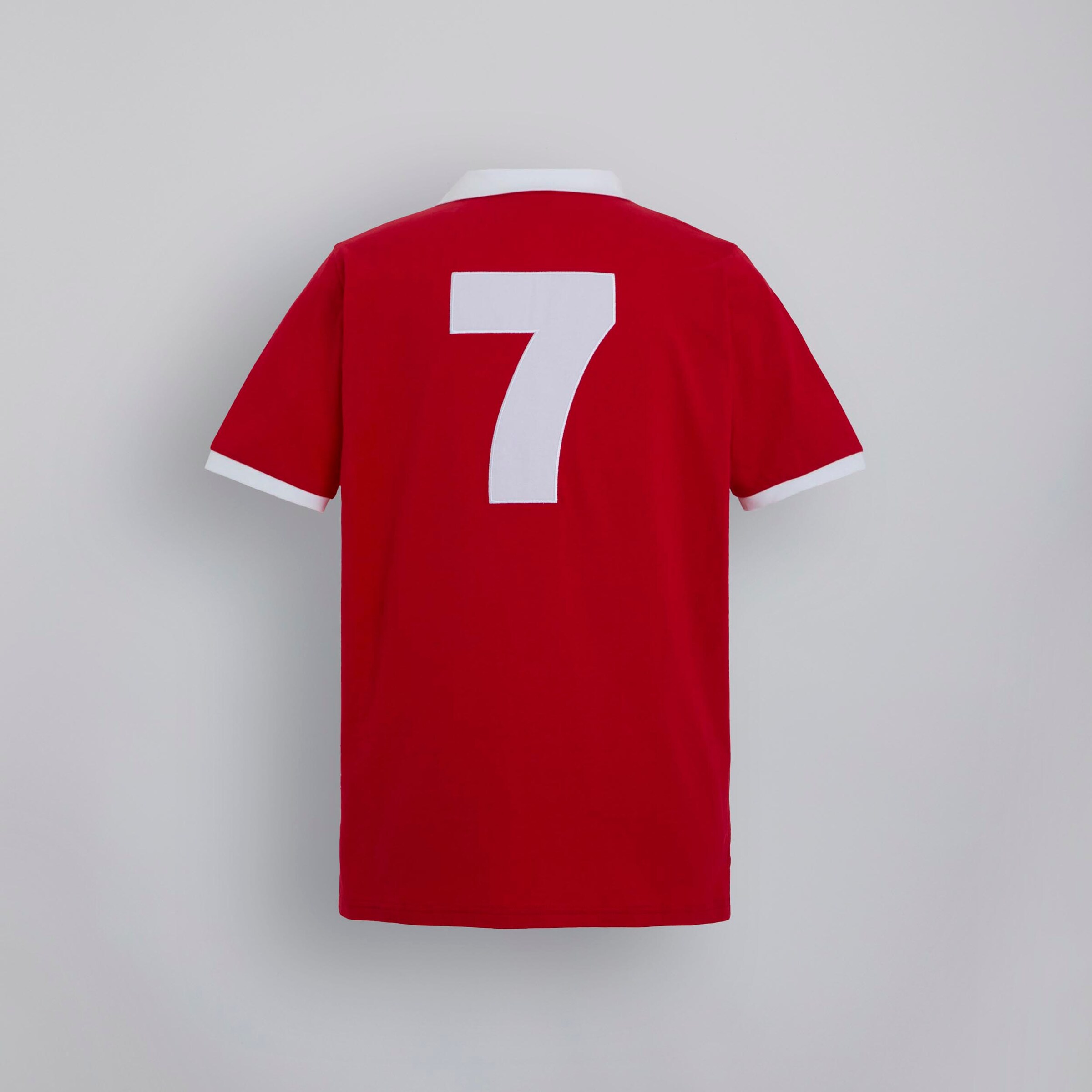 Manchester United 1973 Retro Shirt Red Red Detail [8-8]
