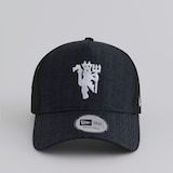 Manchester United x New Era All Over Print Trucker Cap Black