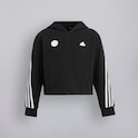 Manchester United x adidas Kids Future Icons 3-Stripes Full-Zip Hoodie Black