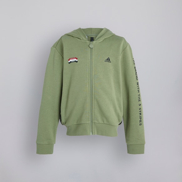Manchester United Adidas Youth City Escape Full-Zip Hoodie Kids Green Green