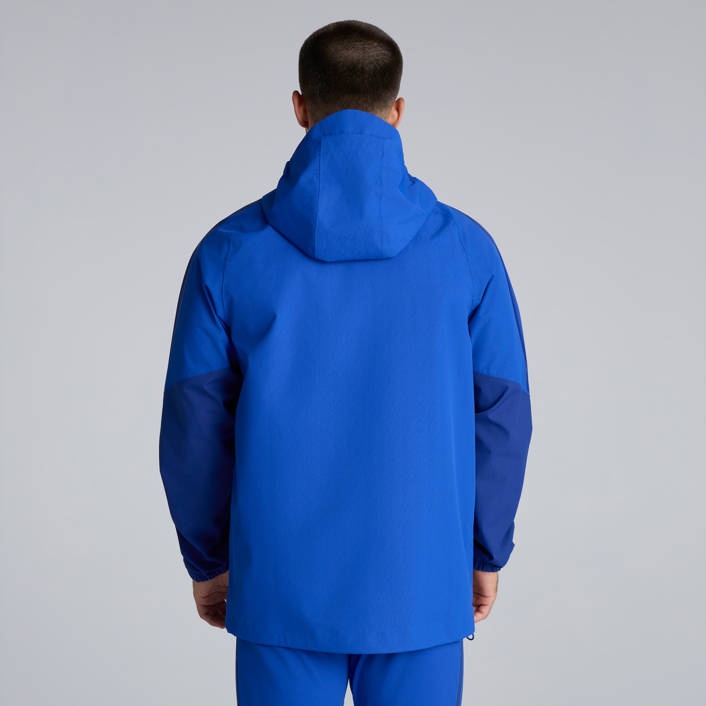 Manchester United 26/27 Cup Training Tiro Authentic Rain Jacket Blue Blau Detail [2-6]