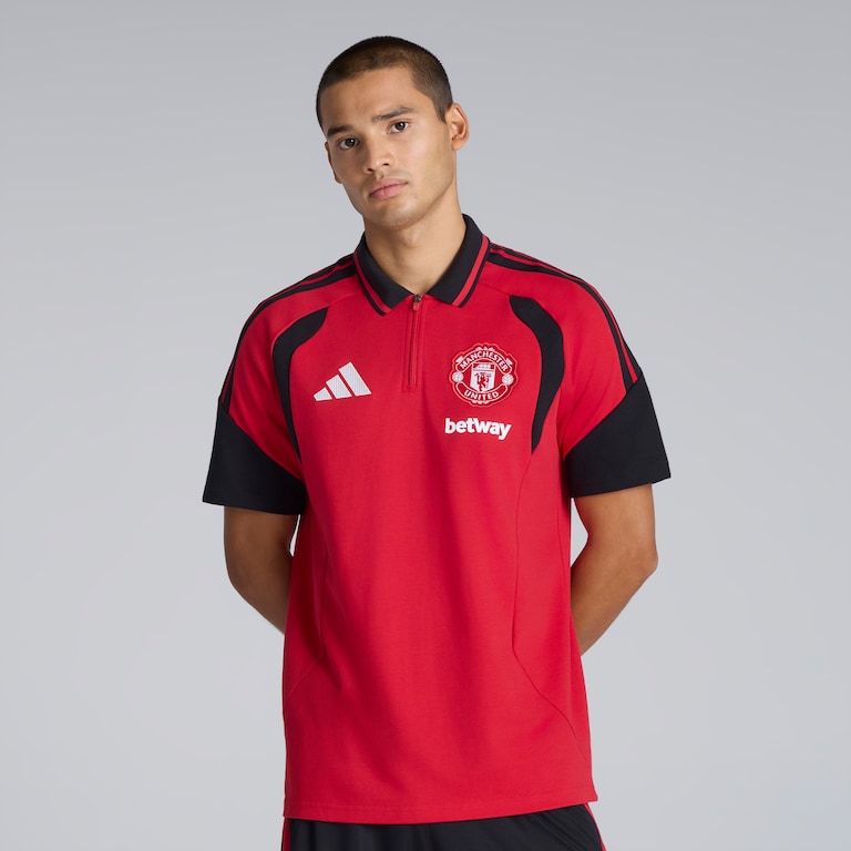 Manchester United 26/27 Training Tiro Polo Red (Sponsored)