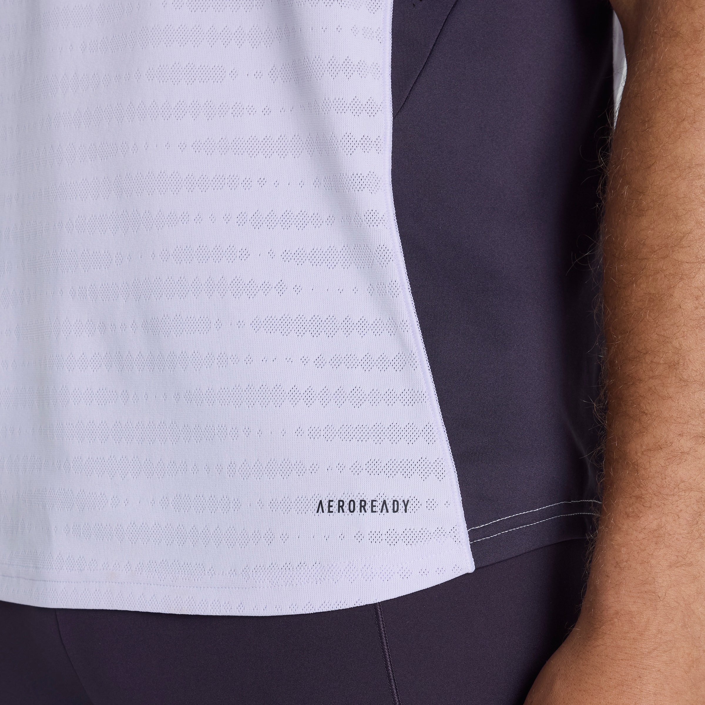 Manchester United Tiro 25 Pro Training Jersey Purple Detail [6-6]