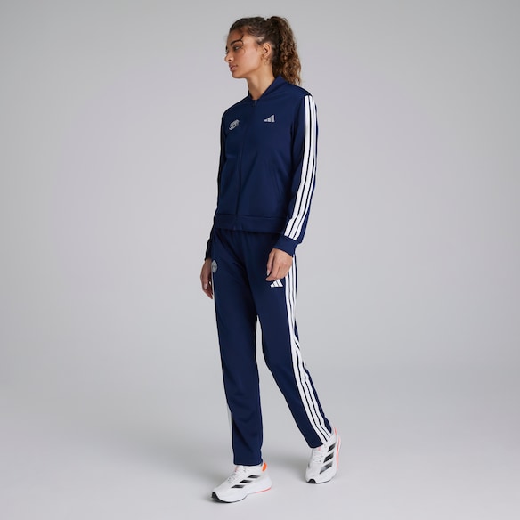 Manchester United x adidas Womens Essentials 3-Stripes Tracksuit Blue Blue