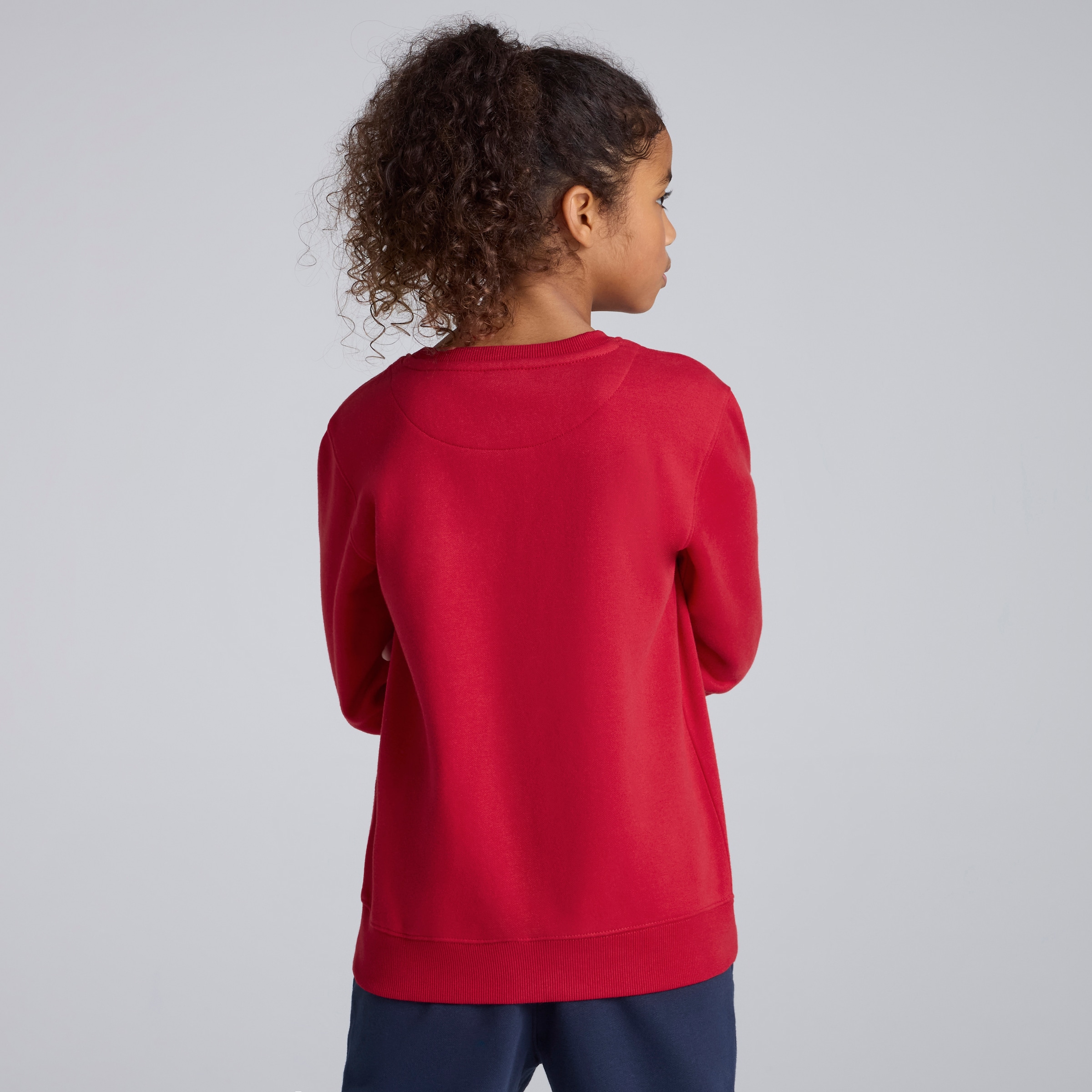 Manchester United Kids Devil Essentials Sweatshirt Red Rouge Détail [2-4]