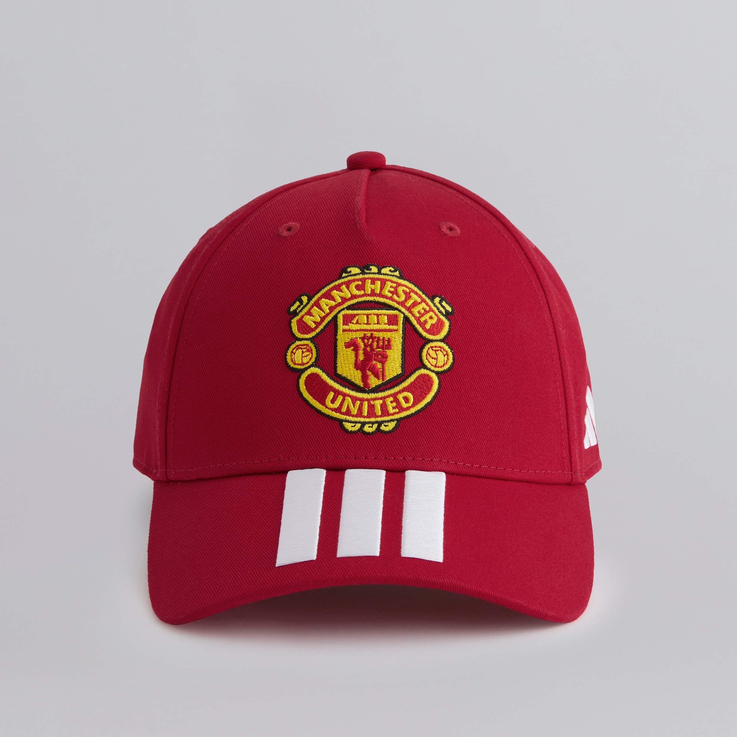 Manchester United x adidas Kids Home Baseball Cap Red Red