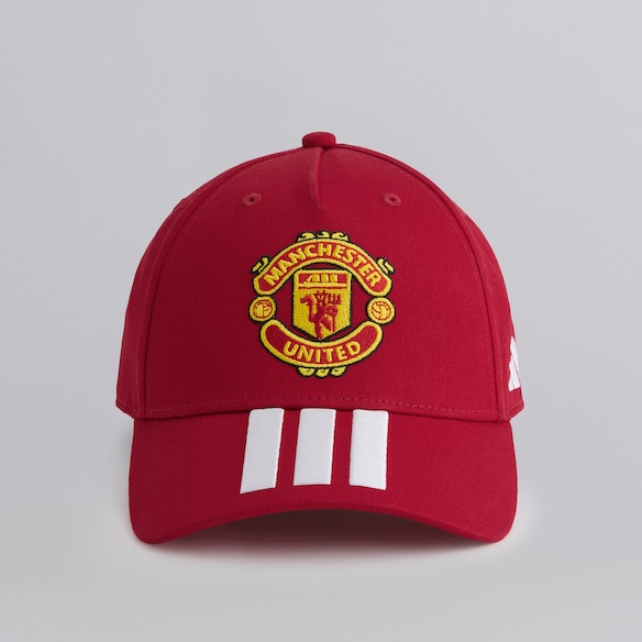 Manchester United x adidas Kids Home Baseball Cap Red Red