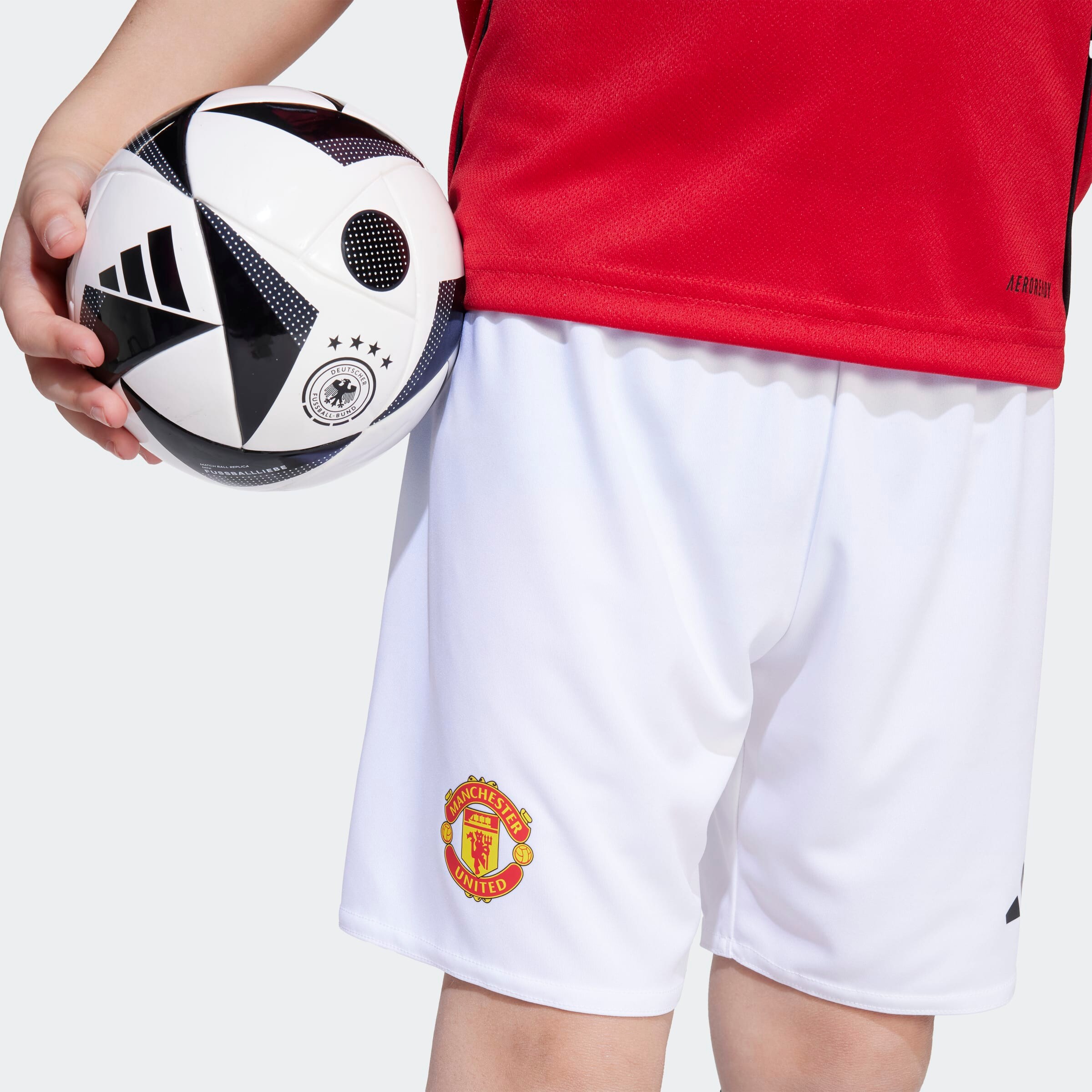 Manchester United Kids 25/26 Home Mini Kit Red Detail [7-11]
