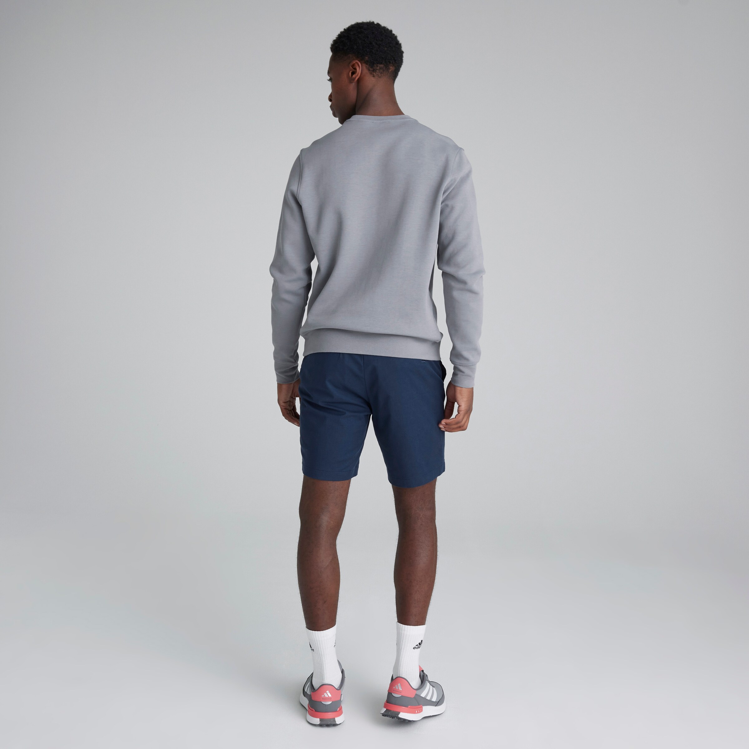 Manchester United x adidas Golf Go-To Five-Pocker Shorts Navy Azul marino Detalle [2-5]