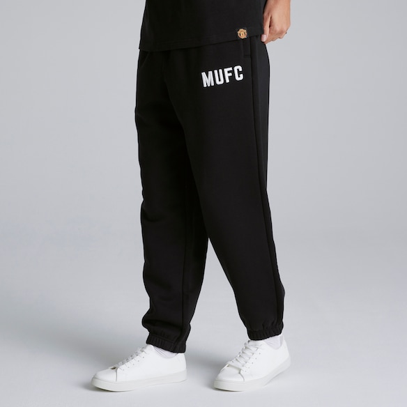 Manchester United Womens MUFC Joggers Black Negro