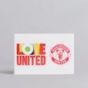 Manchester United Love United Magnet White