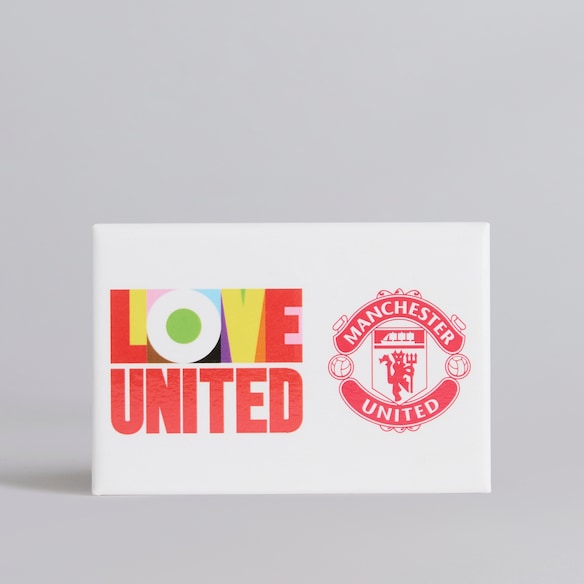 Manchester United Love United Magnet White White