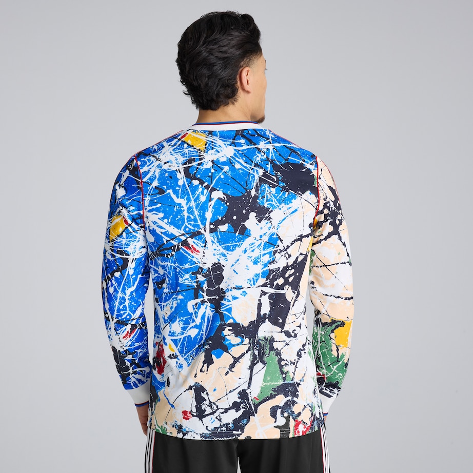 Buy Manchester United x adidas Stone Roses Long Sleeve Jersey Blue ...