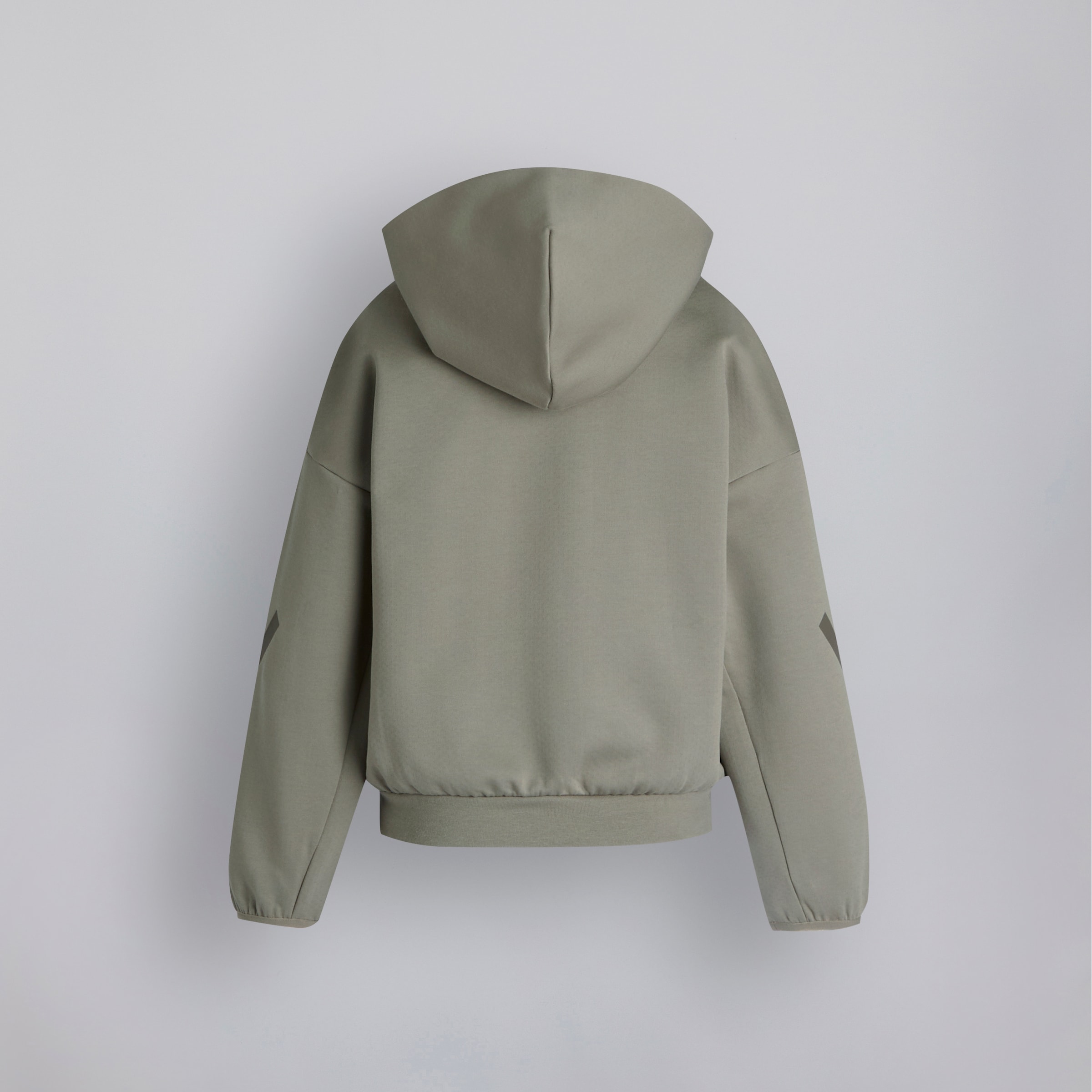 Manchester United x adidas Z.N.E. Hoodie Kids Gris Détail [2-2]