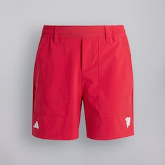 Manchester United x adidas Kids Golf AEROREADY Graphics Shorts Red