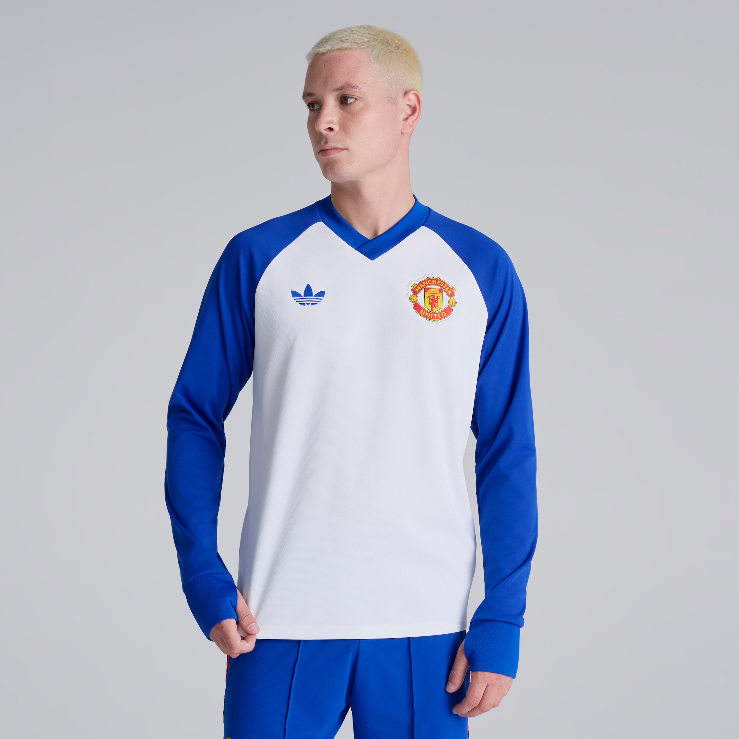 Manchester United 26/27 Away Pre Match Warm Top Blanc