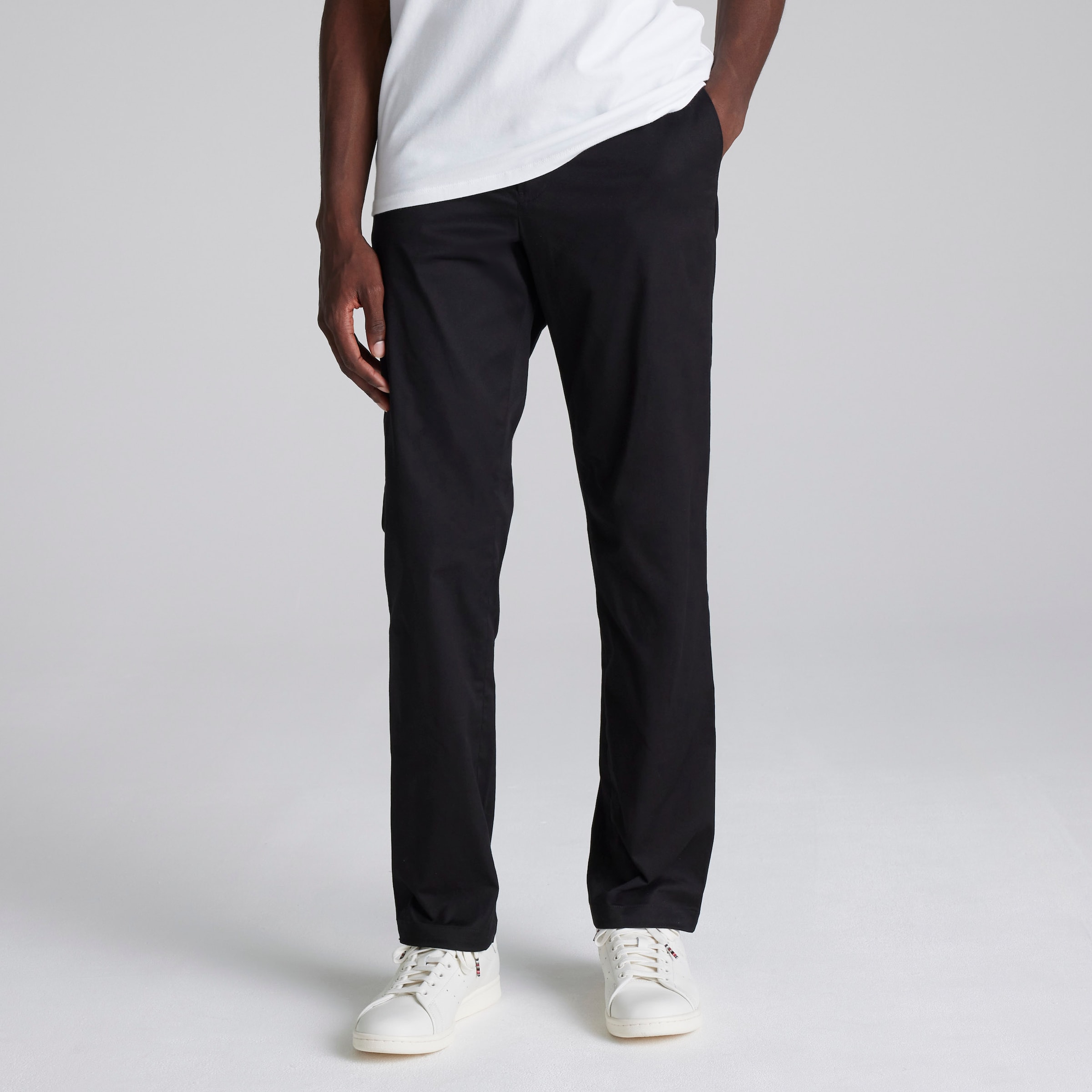 Manchester United x Paul Smith Mens Straight Fit Chinos Black Black