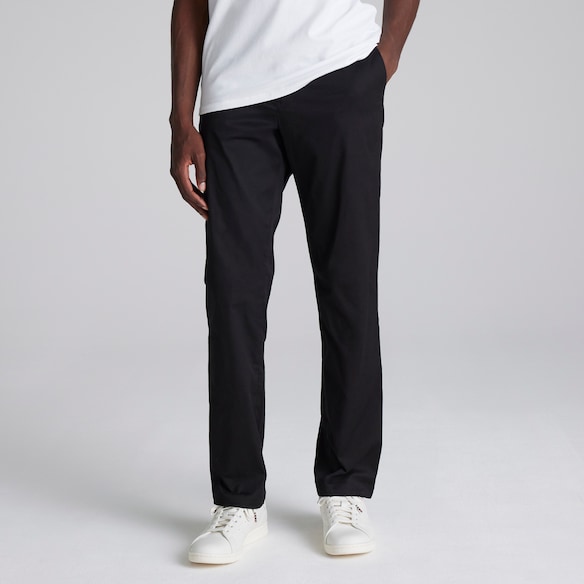 Manchester United x Paul Smith Mens Straight Fit Chinos Black Schwarz