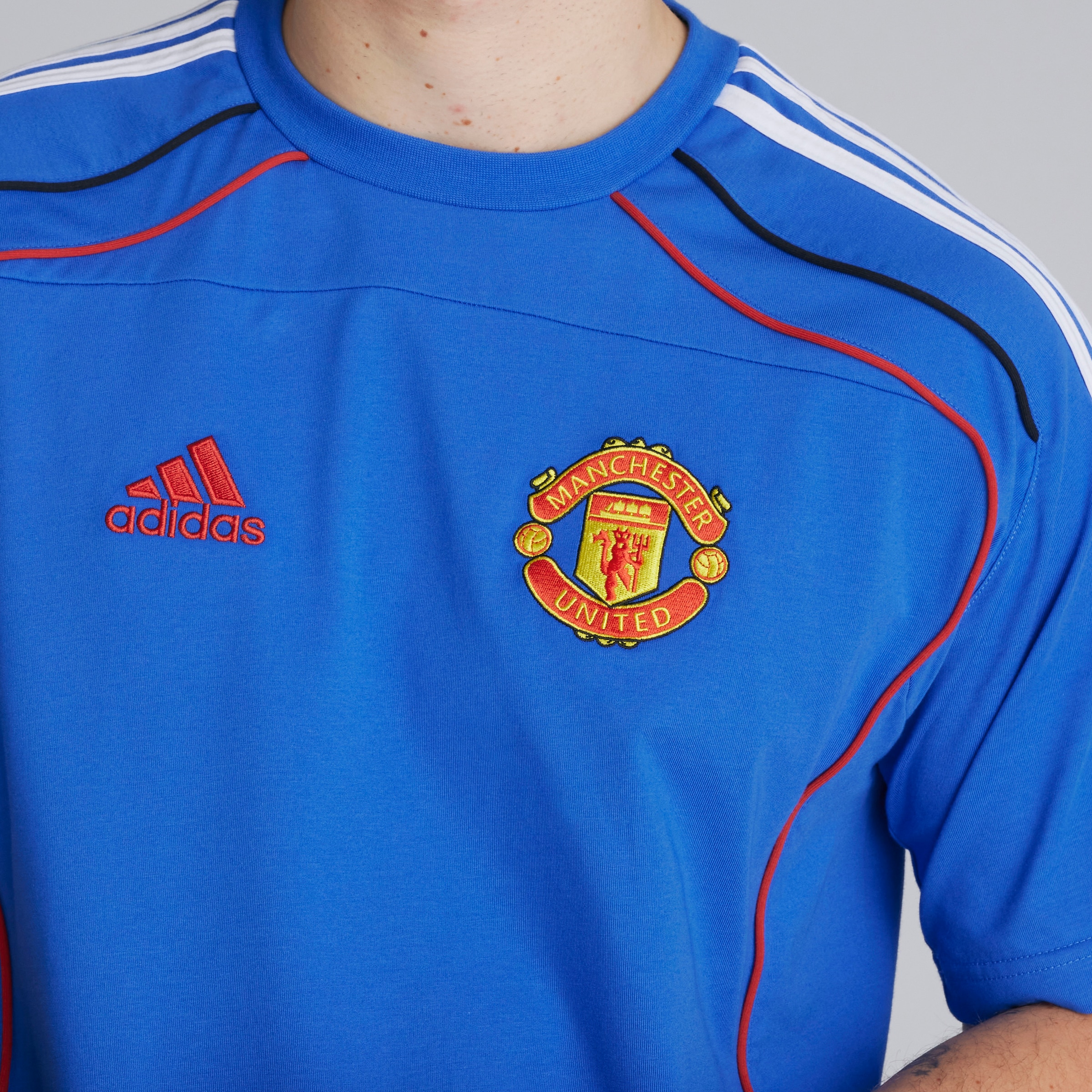 Buy Manchester United x adidas Urban Purist T-Shirt Blue