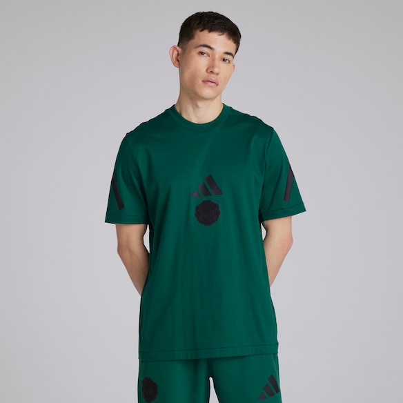 Manchester United x adidas Z.N.E. T-Shirt Green Green