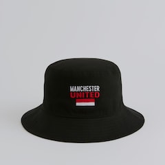 Manchester United x New Era Fan Flag Bucket Hat Black